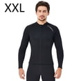 thumbnail image 2 of Vela de buceo 2mm Tops de traje de neopreno TV Thermal Tits UV Protección de UV Buceo Trajes de buceo tamaño grande Traje de surf para Agujeros Aeróbicos Snorkeling XXL Eigraketly OD003293-05, 2 of 7