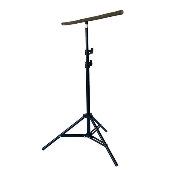 YIEMEEN Stable Retractable Parrot Perch Tripod Stand Adjustable for Indoor Outdoor Use
