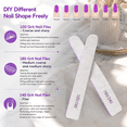 thumbnail image 5 of Nail Files 80 120 Grit Emery Board 25 pack 7.0 inch Adhesive Safe Cuticle Acrylic Manicure Home, 5 of 7