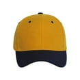 thumbnail image 2 of Casquette de Baseball Ajustable Bicolore, Jaune Marine, 2 of 2