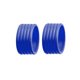 thumbnail image 2 of Soidarity Anillo de mango de raqueta de tenis de silicona, 2 piezas, banda de raqueta elástica reutilizable portátil, sobregrip deportivo para ejercicio Tenis Azul Soidarity  OD003491-01, 2 of 6
