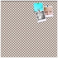 thumbnail image 2 of PinPix 14x14 Custom Cork Bulletin Board Brown Polka Dot Poster Board Has a Fabric Style Canvas Finish, Framed in Brown Polka Dot, by ArtToFrames (PinPix-501), 2 of 6