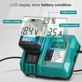 thumbnail image 4 of Batería y cargador YongerTool BL1860 18V 6.0Ah para Makita, 4 of 8