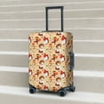 thumbnail image 5 of JUNZAN Guinea Pigs And Mushrooms Print Washable Luggage Cover - Fashion Suitcase Protector Fits 18-32 Inch Luggage (without luggage), 5 of 5