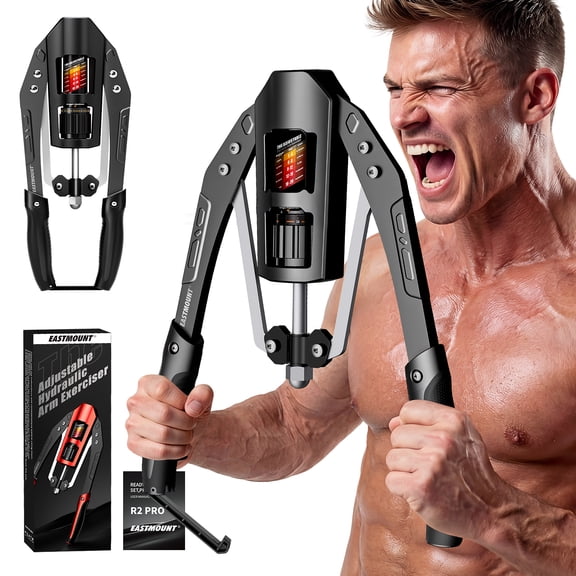 EAST MOUNT Twister Arm Trainer - Home Chest Workout Equipment Arm Trainer for Men Adjustable 22-440lbs Hydraulic Power Forearm Exerciser