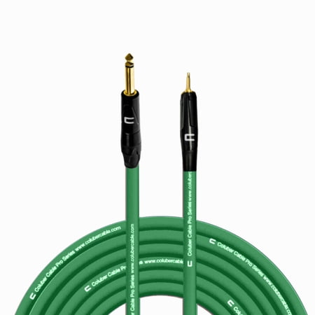 Coluber Cable 1/4" TS Male to 3.5 TS Male - Pro 3-Pin Microphone Connector