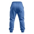 thumbnail image 5 of Resicozy Joggers for Men with Pockets Fleece Casual Sweatpants Fashion Solid Drawstring Elastic Waist Athletic Pants Blue 3XL, 5 of 7