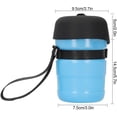 thumbnail image 3 of Botella para beber para mascotas, botella de agua para perros de alto rendimiento fácil de transportar, resistencia a las mordeduras antivibración para perros (azul). Afortunado Sencillez, 3 of 5
