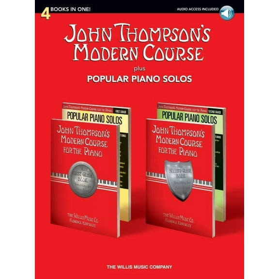 John Thompson's Modern Course for the Pi John Thompson's Modern Course Plus Popular Piano Solos: 4 Books in One!, (Paperback)