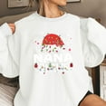 thumbnail image 1 of DPTALR Femme T-Shirt à Manches Longues Col Rond Imprimé Blouse Ample, 1 of 3