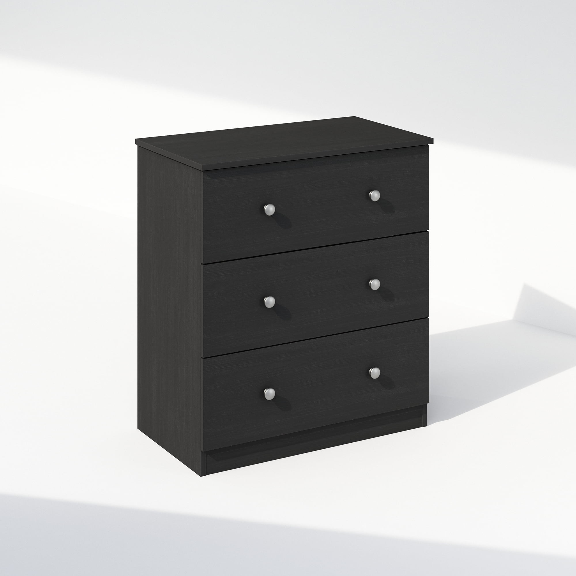 Furinno Frans Simple Design Console Table with 3 Drawers for Entryway, Living Room, Americano