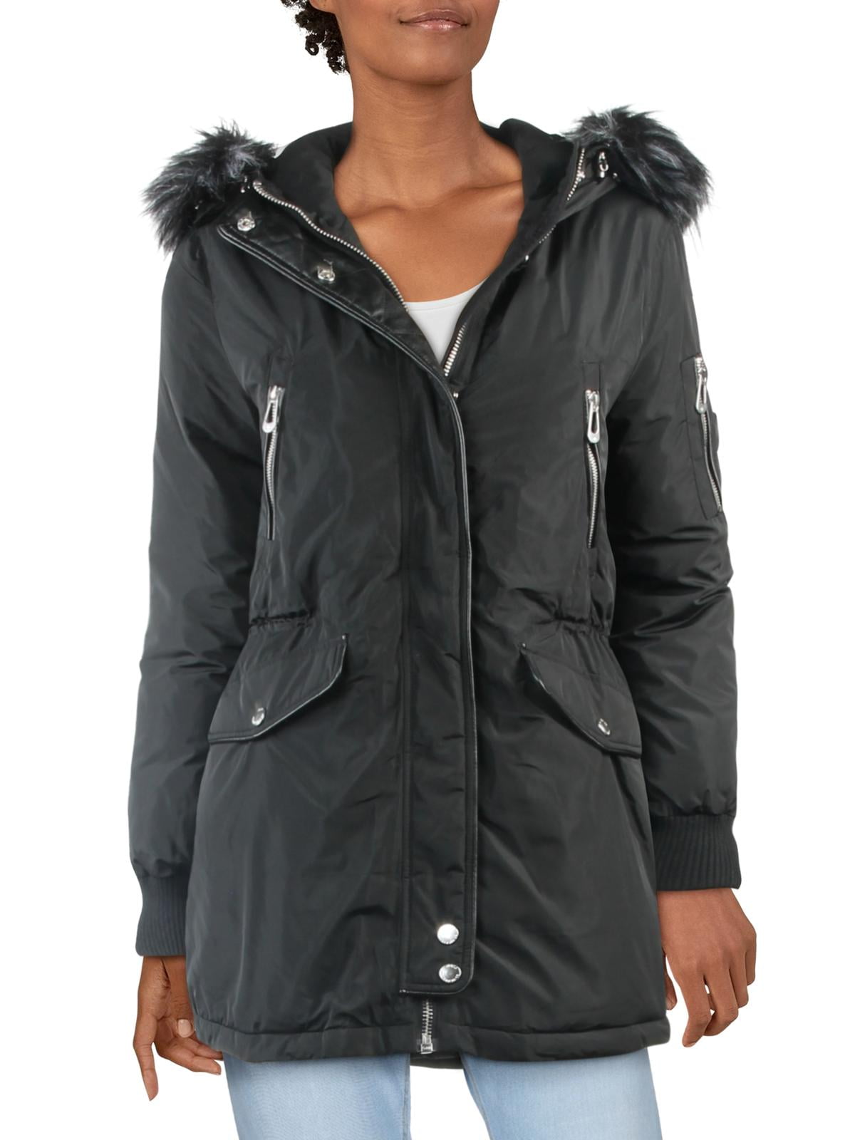 zenicham Womens Winter Hooded Warm Coats Parkas Long Outerwear Jacket Black
