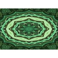 thumbnail image 1 of Ahgly Company Indoor Rectangle Patterned Dark Forest Green Area Rugs, 8' x 12', 1 of 1