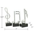 thumbnail image 4 of Adam & Friends Muscial Notes, 16Th, Double 16Th & Treble Clef Sculpture | 3-Pack, 4 of 5