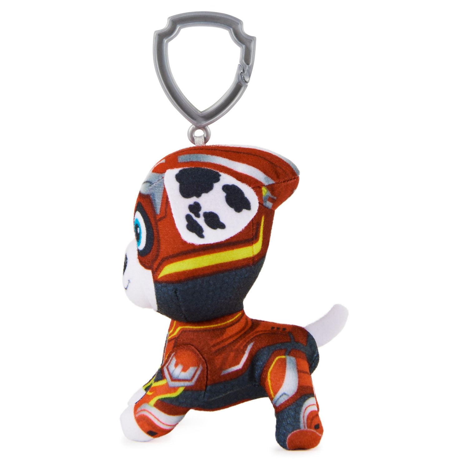 PAW Patrol : La Super Patrouille le film, Peluche Marcus Super Patrouille de 10 cm, animaux en peluche miniatures avec attache pour porte-clés, jouets pour garçons et filles à partir de 3 ans