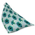 thumbnail image 2 of Tropical Lounger Chair Bag, Hawaiian Exotic Jungle Hibiscus Flower, High Capacity Storage with Handle Container, Lounger Size, Seafoam Teal, by Ambesonne, 2 of 5