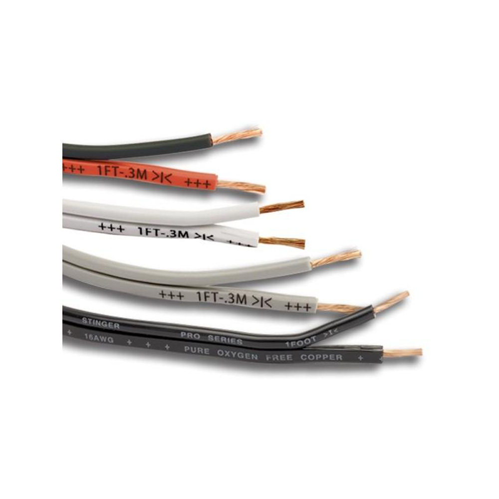 Stinger SPW514BK 1000 ft. 14 gauge Primary Speaker Wire, Black