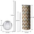 thumbnail image 6 of Boho Pattern 20 Oz Insulated Stainless Steel - Insulated Water Bottle- Insulated Travel Coffee Mug, 6 of 7