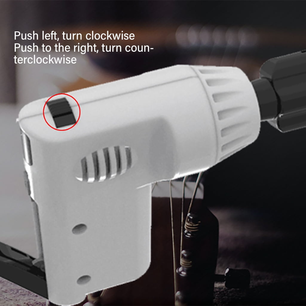 Oasiva Electric Automatic Guitar String Winder String Cutter Restringing Tool Instrument String Winder Guitar Accessories