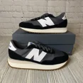 thumbnail image 1 of New Balance 237 V1 Sneakers Men’s 9 Medium Black Magnet Gum Suede New with Box, 1 of 6