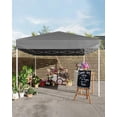 thumbnail image 6 of Huisuilinss Canopy Tent,10X10FT Pop Up Canopy Tent,Outdoor Instant Beach Tent,Portable Gazebo With 3 Adjustable Height,Easy Set Up Sun Shelter With 4 Sandbags & Carrying Bag For Camping Party Events, 6 of 6