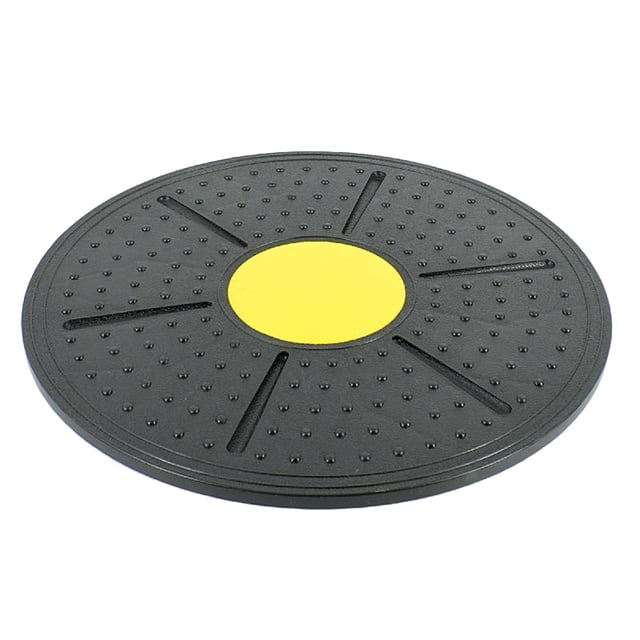 QualitChoice Balance Board Non-Slip Fitness Stability Disc Gym Yellow Home Load-bearing Yellow 36cm