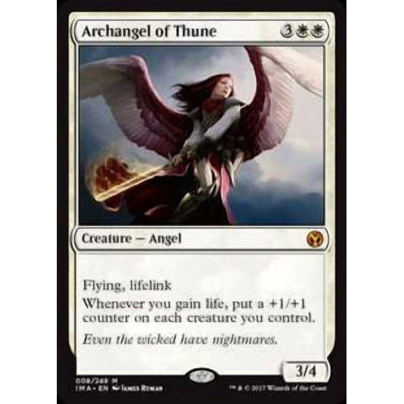 MtG Iconic Masters Mythic Rare Archangel of Thune #8