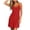 07-Red, variant on Diufon Summer Dresses for Women V Neck Sleeveless Dress Solid Color Casual Mini Dress