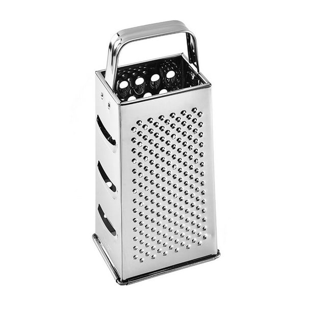 Rallador de acero inoxidable Cráter multiusos de 4 lados Rallador de alimentos