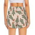 thumbnail image 2 of Lsque Cowboy Christmas Trees Printed Women's Running Shorts with Liner Pockets,Elastic Quick Dry Workout Athletic Gym Yoga Shorts,Womens High Waist Shorts-Small, 2 of 9