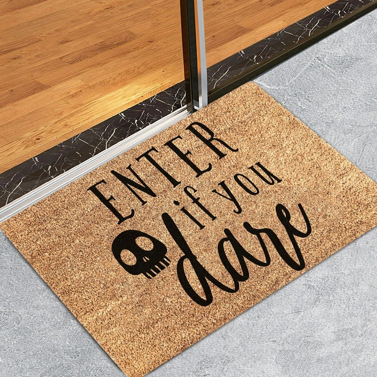 Happy Halloween Camper Doormat - Outdoor Indoor Doormat - Halloween Camping  Doormat