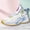 White and Grey, variant on Men's Luxury Basketball Shoes - Black & Purple Mid-Top Sneakers with Golden Accents, Breathable Fabric Lining & Cushioned Insole for Casual & Formal Wear, Basketball Gear, Athletic Footwear, Sleek