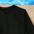 thumbnail image 3 of OGLCCG Girl's One Piece Rash Guard Long Sleeve Swimsuits Zipper Surfing Bathing Suits UPF 50+/Sun Protection Hawaiian Swimwear 6-15 Years, 3 of 4