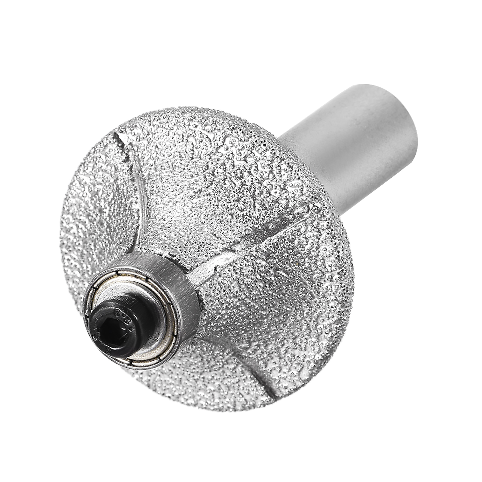 Diamond Router Bit R12 Brazed Profile Wheel 1/2inch Shank with Bearing for Granite Marble