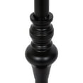 thumbnail image 4 of Kate and Laurel Stratton Rustic Pedestal Table, 13 x 13 x 26, Black, Decorative Pedestal Table for Decorating Smaller Living Areas and Hosting, 4 of 7