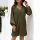 thumbnail image 4 of Vestido Fridja Moda Casual Mujer Cuello en V Manga Larga, 4 of 6