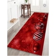 thumbnail image 2 of Faithtur Christmas Carpet Non-Slip Mat Rugs Xmas Rectangle Floor Carpet, 2 of 5