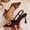 Wine, variant on YTCAMLO Womens Slingback High Heels Fashion Closed Pointed Toe Backless Pumps with Ankle Strap Slip-on Dress Strappy Sandals