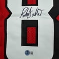 thumbnail image 3 of Autographed/Signed Roddy White Atlanta Red Football Jersey Beckett BAS COA, 3 of 4