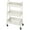 White, variant on MCQ 3 Tier Metal Rolling Storage Cart,  Mobile Shelving Unit Organizer  with Lockable Wheels for Office, Bathroom, Kitchen, Laundry Room, Pink