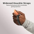 thumbnail image 4 of HZLucki Upgraded Controller Grips Compatible with Meta Quest 3S/Quest 3 Accessories, Extended Gradient Silicone Controller Strap, Widened Adjustable Knuckle Straps Fits Most Hands (orange), 4 of 14
