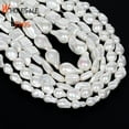 thumbnail image 4 of 1 3 5 10pcs Natural Electroplating Imitation Baroque Pearl Shell Beads Loose White Beads For Jewelry Making Diy Bracelet, 4 of 9