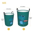 thumbnail image 2 of Laundry Basket, USA Super Dino Pride Laundry Hamper Waterproof Laundry Bag Clothes Hamper Laundry Bin with Handles for Bedroom, Living Room, Kids Room, 2 of 6