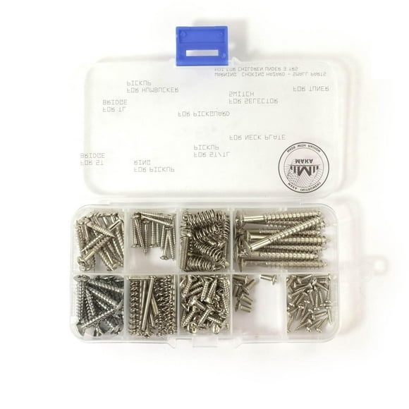 Maka surtidos guitarra Kit de tornillos, Cromado