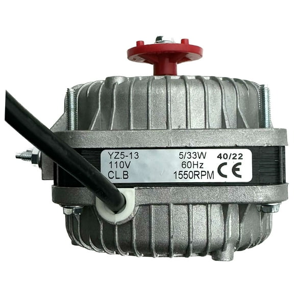 Shaded Pole Square Fan Motor 1550 RPM 5W 115V For Small Ventilation Equipment, Refrigeration Equipment Radiator Evaporator & Condenser