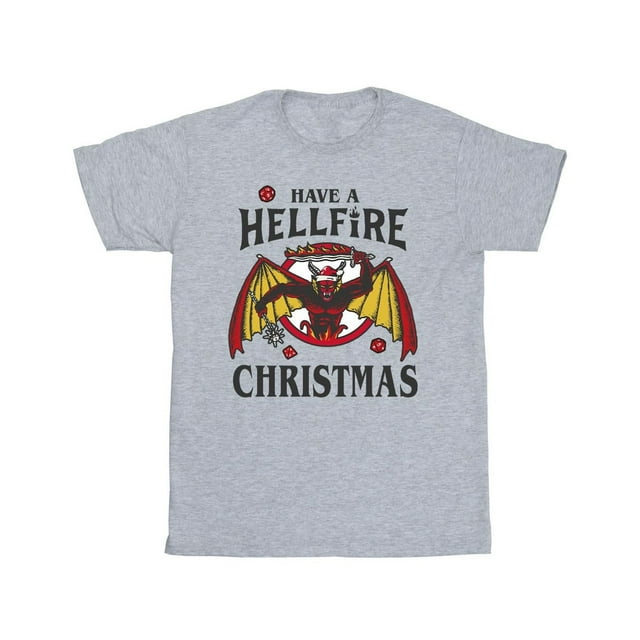 Netflix T-Shirt de Noël Stranger Things Hellfire pour Hommes