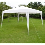 EZ POP UP 10'X13' Wedding Party Tent Folding Gazebo Camping Canopy W/Carry Bag-WHITE
