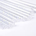thumbnail image 3 of Bibana 16.9 Inch 10 Tubes Meteor Shower Lights 360LED Waterproof Falling Rain Drop Christmas Lights Plug in for Indoor & Outdoor Holiday Garden Tree Christmas Party Home Decor (Warm White), 3 of 5