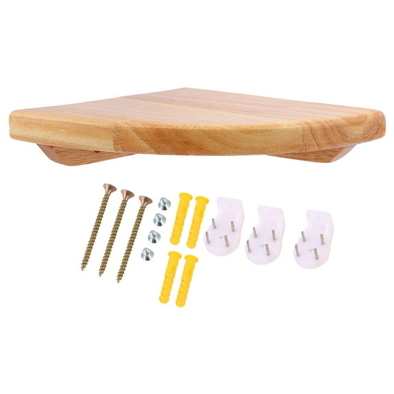 Corner Shelf Storage Shelf Wall Mounted Rack Clock Display Shelf Bathroom Storage Storage Shelves