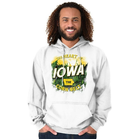 Farming Hoodies Sweat Shirts Sweatshirts Iowa Heart Of The Corn Farmer IA State Pride
